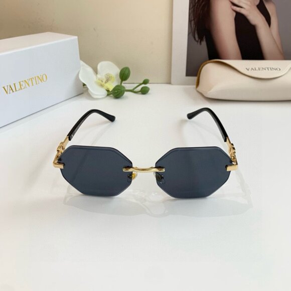 Valentino Accessories - Valentino Women's Gold and Black Sunglasses